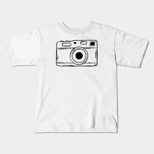 Vintage Camera Sketch Kids T-Shirt